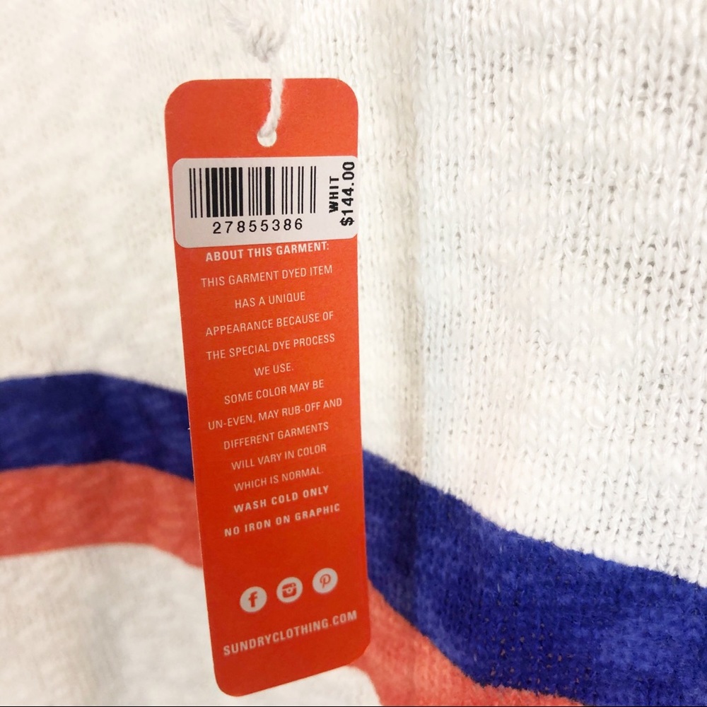 Sundry Slit Hooded Sweatshirt - Picture 6 of 8